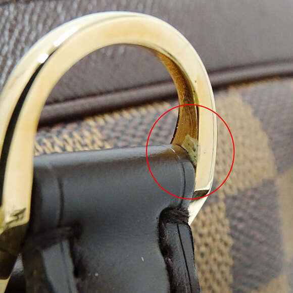 LOUIS VUITTON Authentic Brown Damier Canvas Bag - Picture 8 of 9